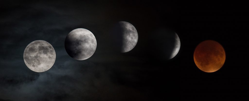 lunar eclipse خسوف القمر